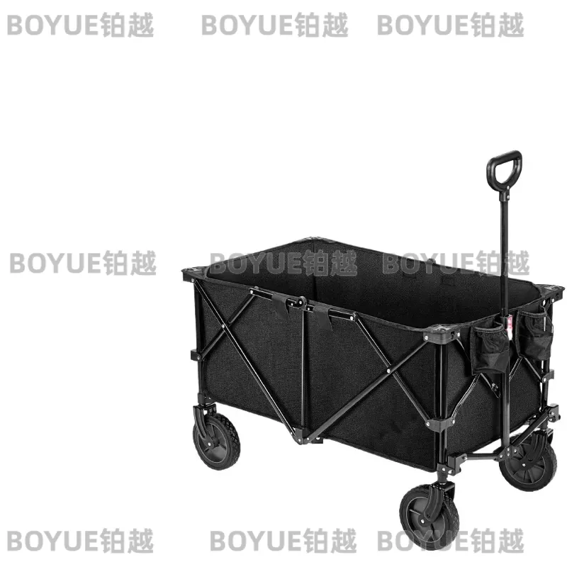 Outdoor Camping Trailer - ポータブル折りたたみ式屋外旅行用トロリー（車輪付き）多機能キャンプトレーラー、キャンプカー