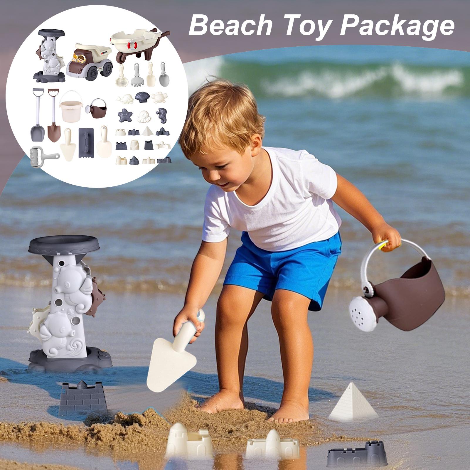 Outdoor Camping Kids Activities - ビーチ旅行用砂遊びおもちゃ、3歳以上のお子様向け砂遊び掘りゲーム、屋外アクティビティ、ビーチ、裏庭、キャンプ、プール用
