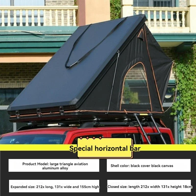 Outdoor Camping Car Tent - 新型ルーフトップテント 折りたたみ式テント 車載テント 油圧式自動開閉 アルミ合金製 ソーラー搭載