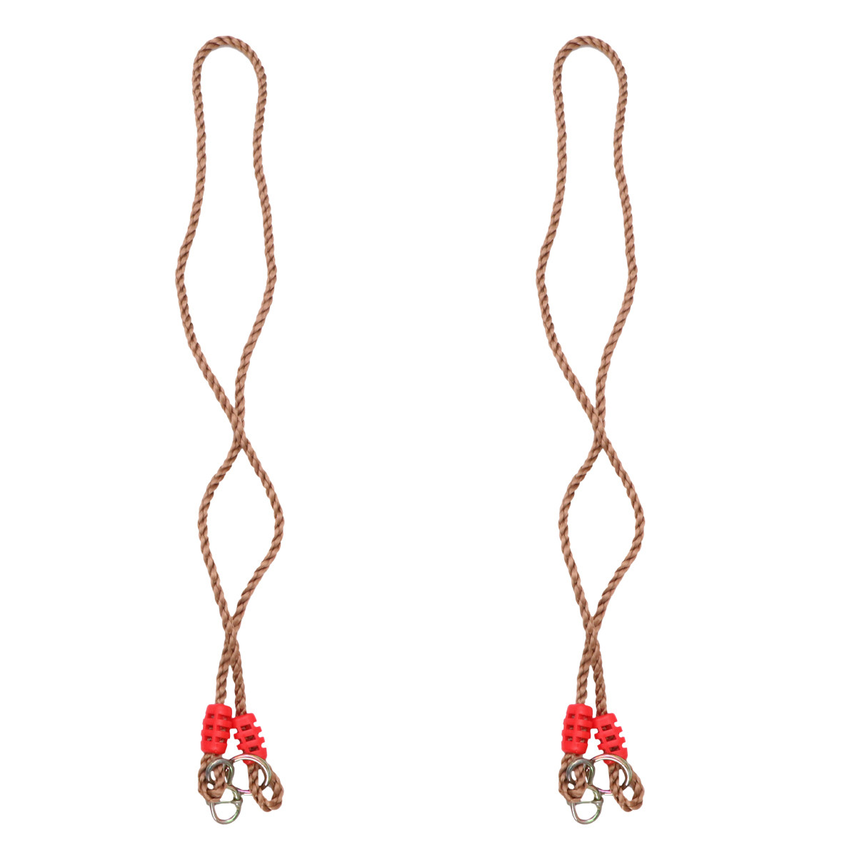 Camping Rope - 屋外用ブランコ、ポーチ、キャンプ、ハンモックなどに使用できる、耐久性に優れた、天候に強く、長さ調節可能な吊り下げロープ2本セット。