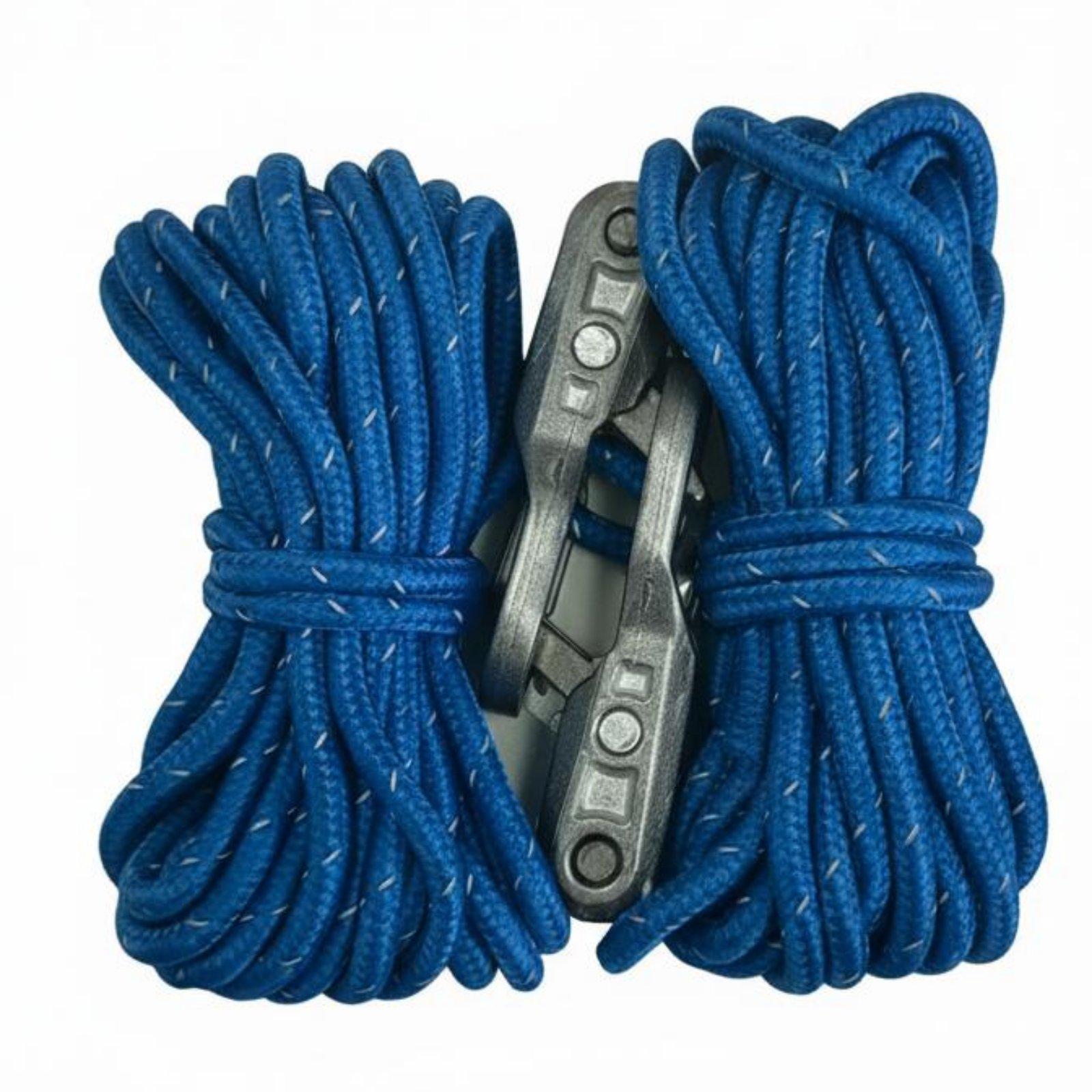 Camping Rope - ナイロンロープコードファスナー 調節可能なパラコードテンションクリップ アウトドアキャンプやハイキング用品用