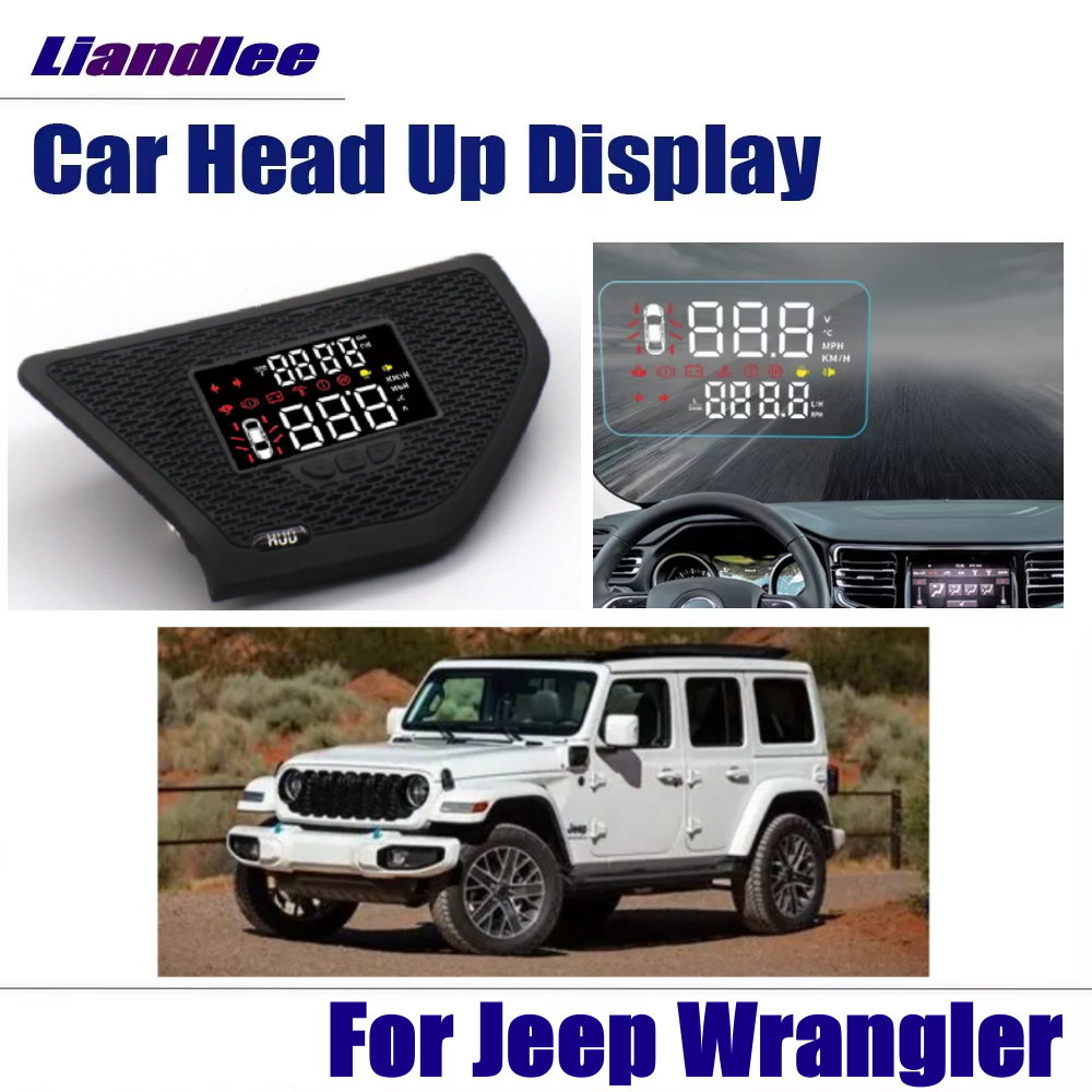 Outdoor Camping Jeep - 車のヘッドアップディスプレイ HUD ジープラングラー (JL) 2018-2023 自動