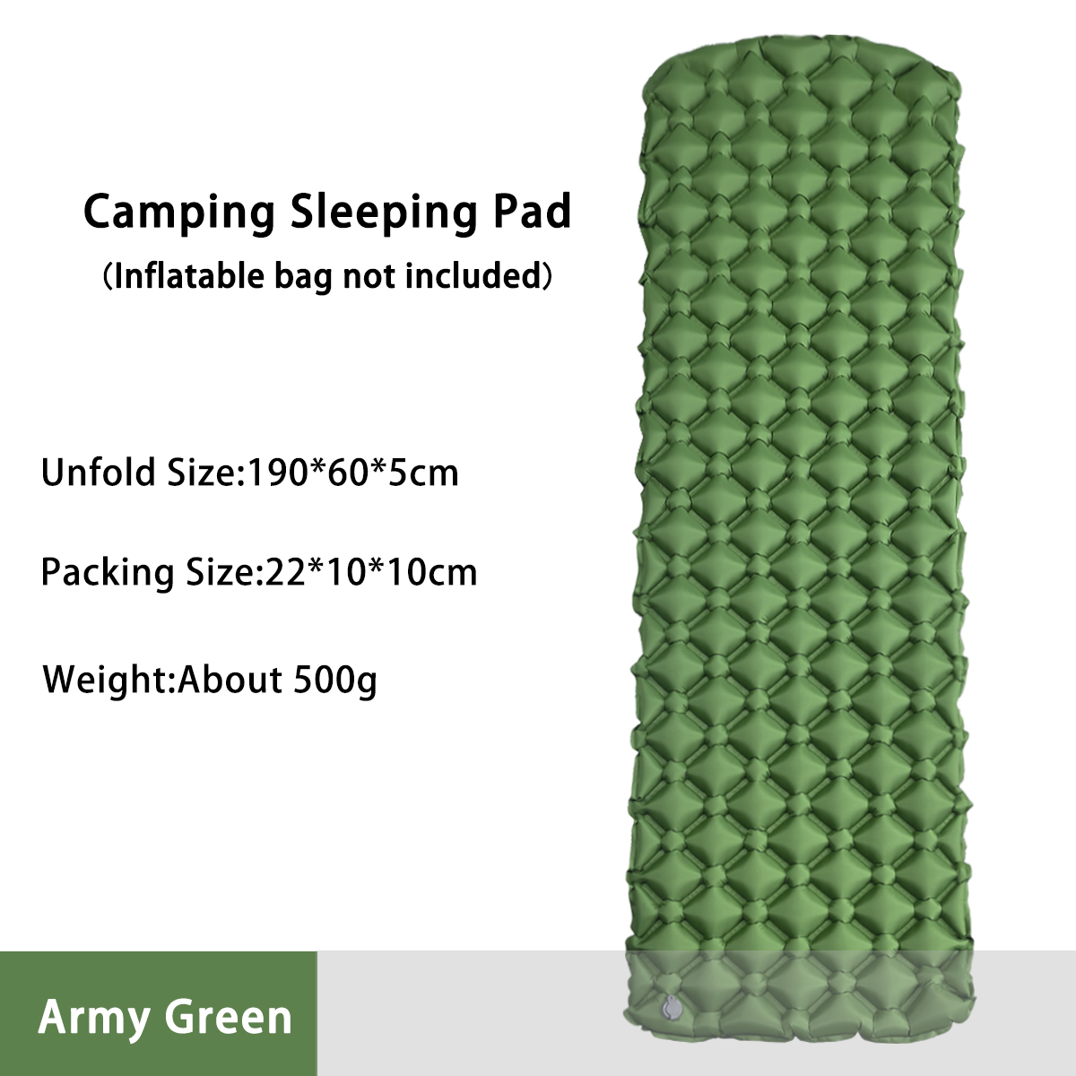 Outdoor Camping House - キャンプ用インフレータブルマットレス テント用折りたたみキャンプベッド スリーピングパッド ピクニックブランケット トラベルエアマット キャンプ用品