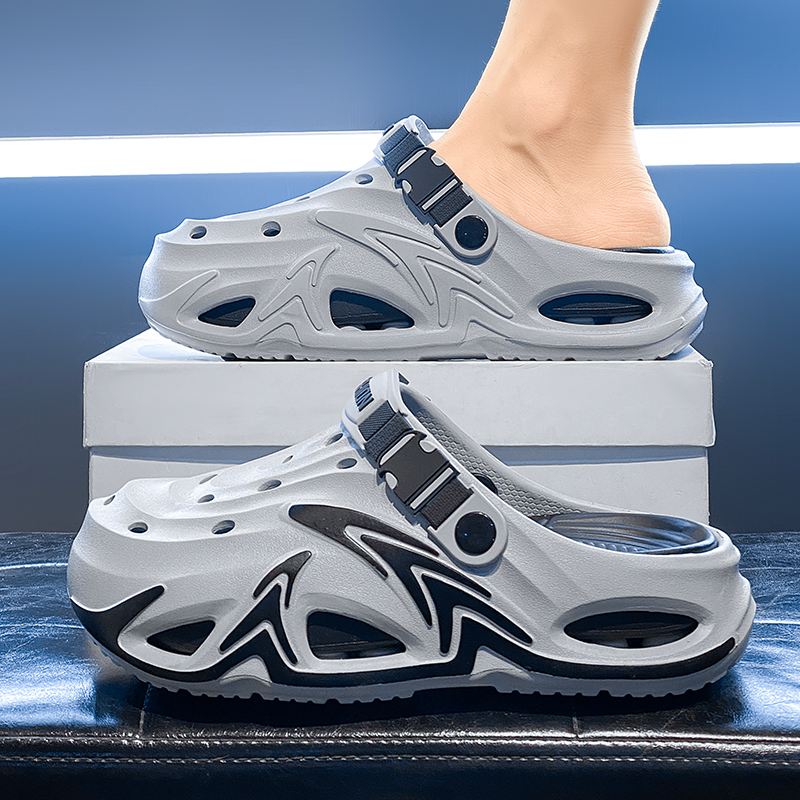 新しい夏のスタイルのビーチデート、アウトドアカップル向けの厚 - Outdoor Camping Slippers のレビューと価格