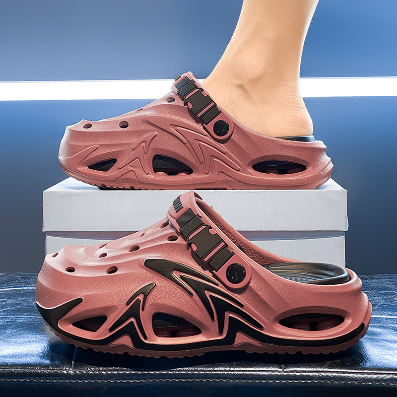 新しい夏のスタイルのビーチデート、アウトドアカップル向けの厚 - Outdoor Camping Slippers のレビューと価格
