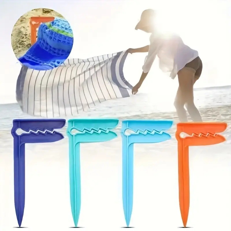 屋外ビーチタオルホルダービーチマットホルダータオルホルダープ - Outdoor Camping Rugs のレビューと価格