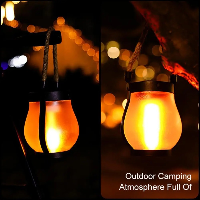 ソーラーフレームランプUSB充電式キャンプライト吊り下げ式中 - Camping Rope のレビューと価格
