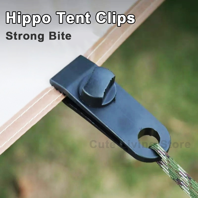10/20/50 個強力なバイトテントクリップ屋外ターポリン - Outdoor Camping Tarp のレビューと価格