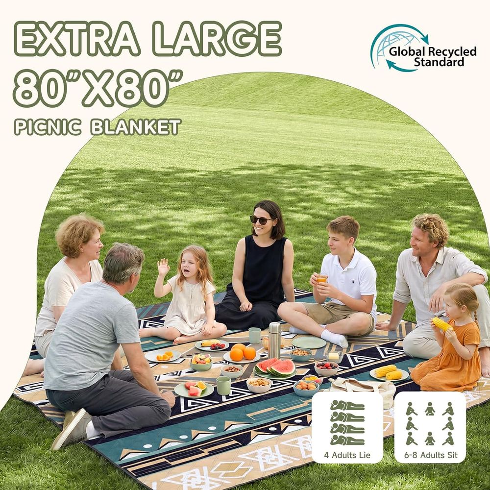 ピクニックブランケット アウトドア キャンプ ビーチマット  - Outdoor Camping Mats Large のレビューと価格