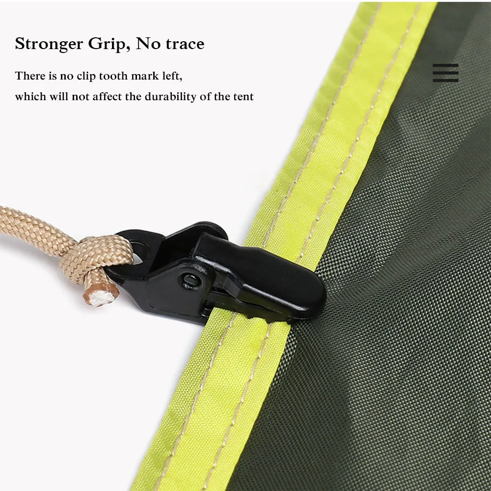 10/15/20 個のオーニングクランプ タープクリップ ス - Outdoor Camping Tarp のレビューと価格