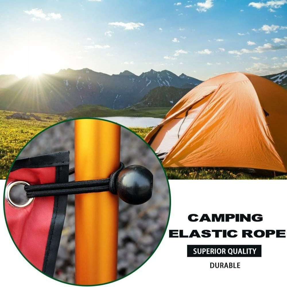 ボール付き弾性バンジーコード 荷物・貨物固定用ラッシングスト - Camping Rope のレビューと価格