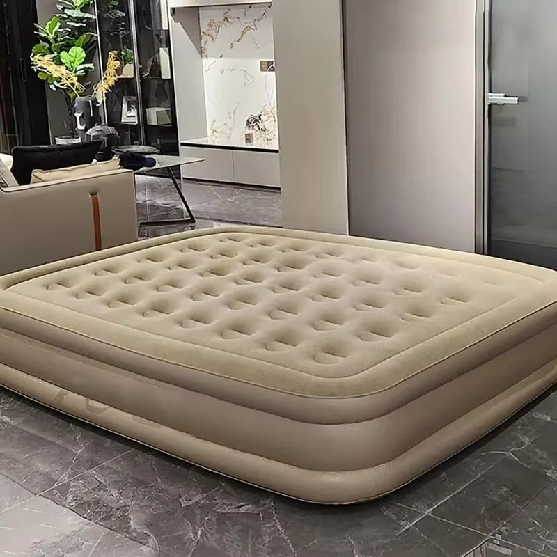 インフレータブルPVCスリーピングマットレス,豪華な2人用キ - Outdoor Camping Rugs のレビューと価格