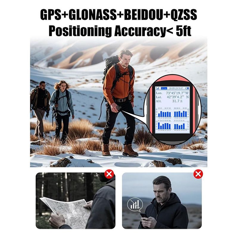 ABZZ-GPS ハイキング用ハンドヘルド A6 マルチGN - Outdoor Camping Rugs のレビューと価格