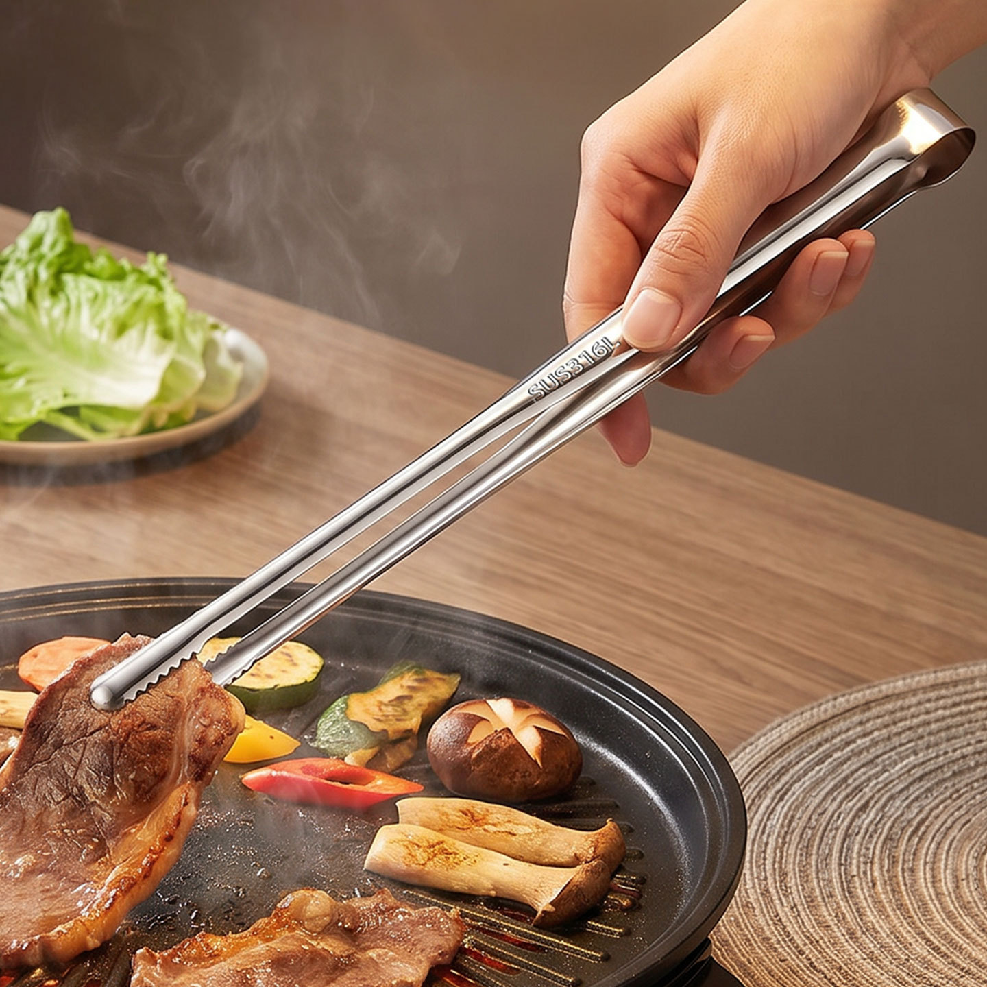 グリルトング肉用調理ニッパーキャンプ用食器ステンレス食品用キ - Outdoor Y Camping のレビューと価格