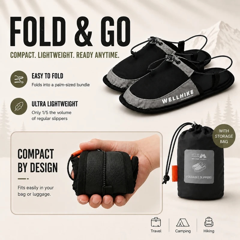 速乾性キャンプスリッパ、ウェーディングスリッパ、折りたたみ式 - Outdoor Camping Items のレビューと価格