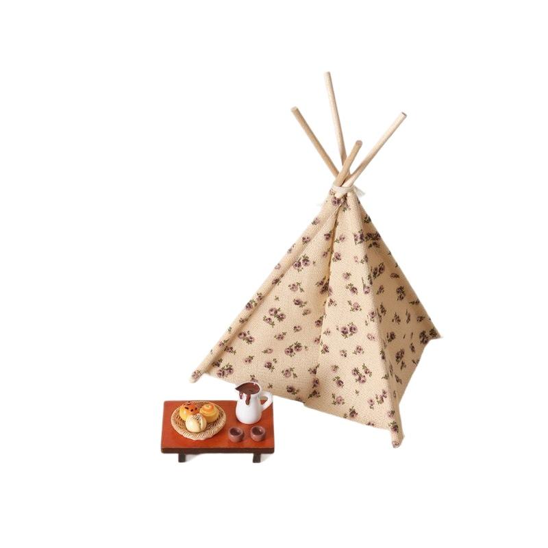 1:12 スケールキャンプテントモデル装飾模擬屋外テント飾り - Outdoor Camping House のレビューと価格