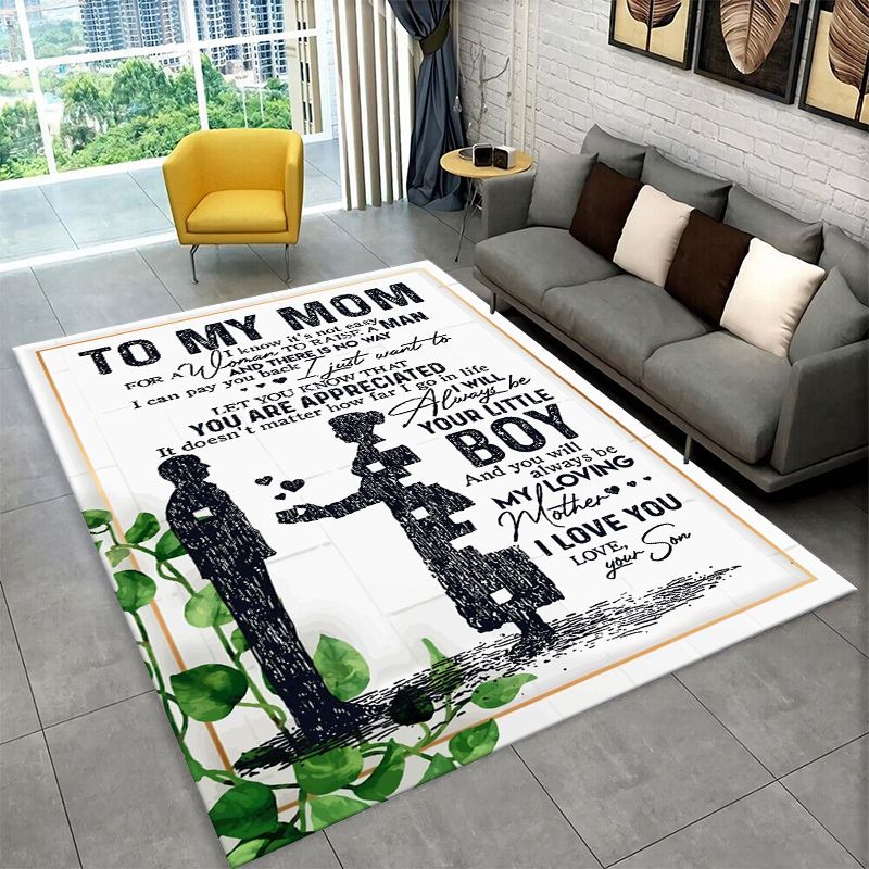 母への感謝の贈り物 母への手紙 大型エリアラグ 滑り止めカー - Outdoor Camping Mats Large のレビューと価格