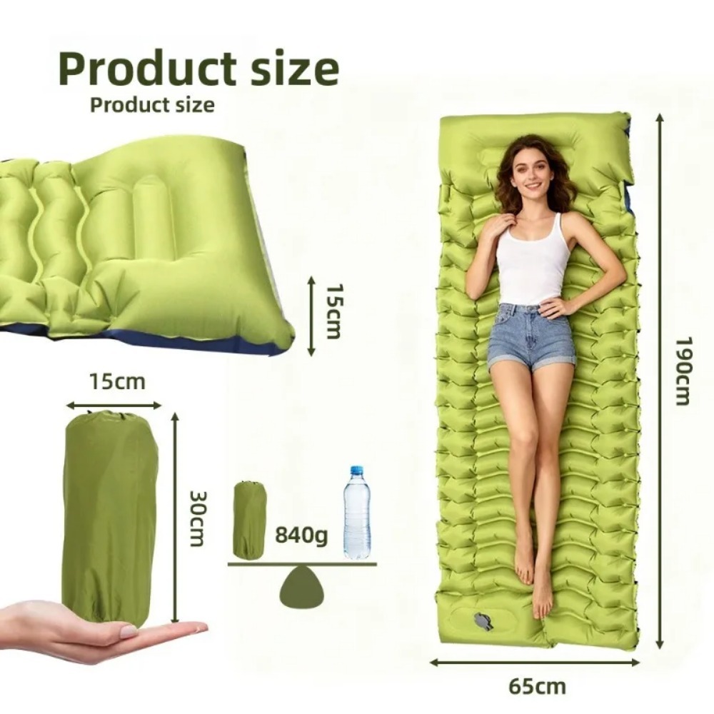 キャンプ用スリーピングマット インフレータブルマットレス ア - Outdoor Camping Rugs のレビューと価格