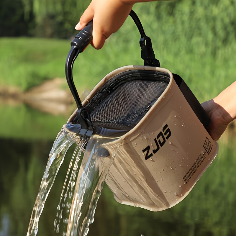 ポータブル折りたたみバケツ 8L/13L 折りたたみ式釣りバ - Camping Rope のレビューと価格