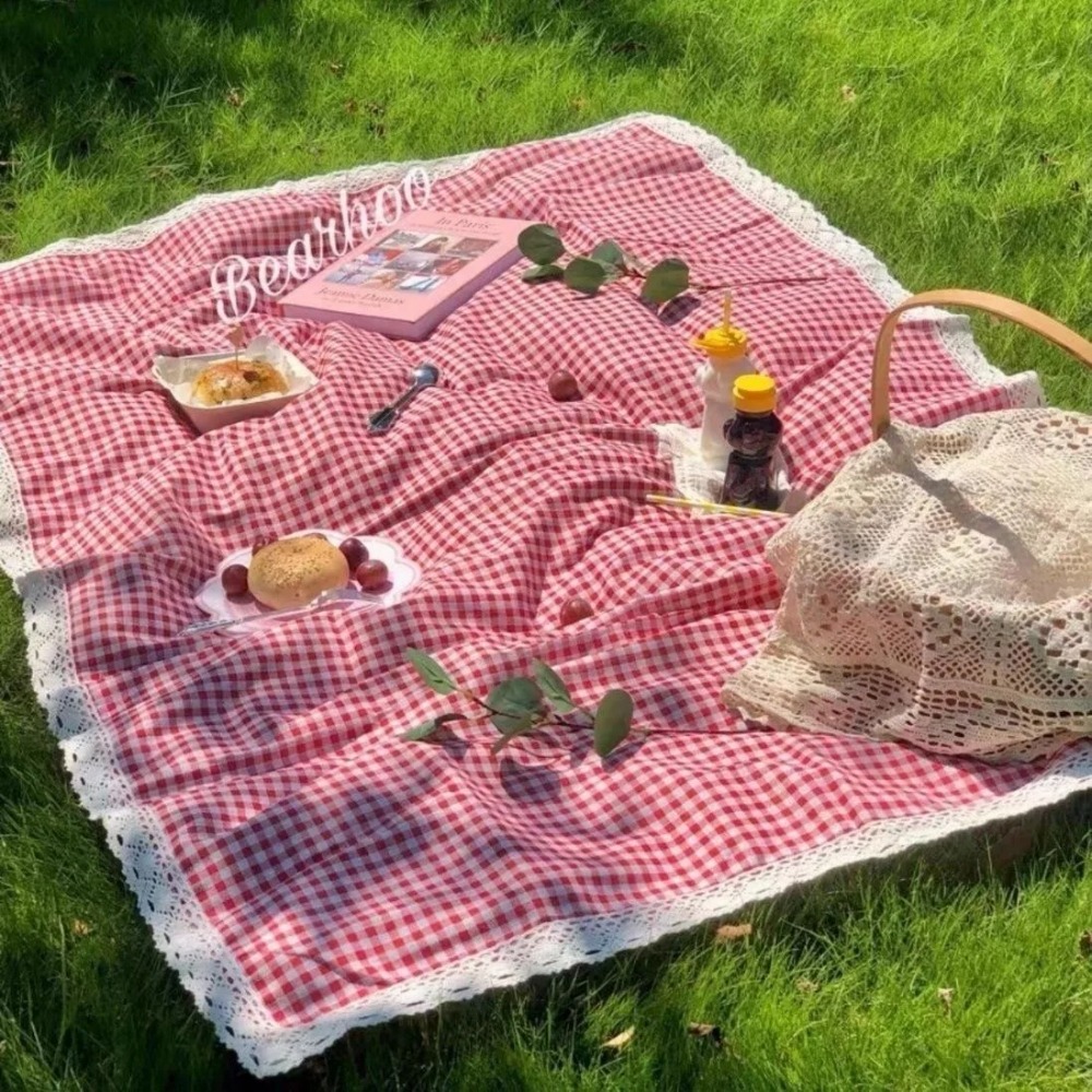 1pc 屋外ピクニックマット、夏用厚手防水ビーチブランケット - Outdoor Camping Mat Waterproof のレビューと価格