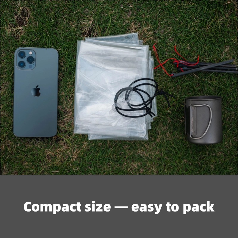 [HODR GEAR]超軽量ポリクログランドシート 69g  - Outdoor Camping Tarp のレビューと価格