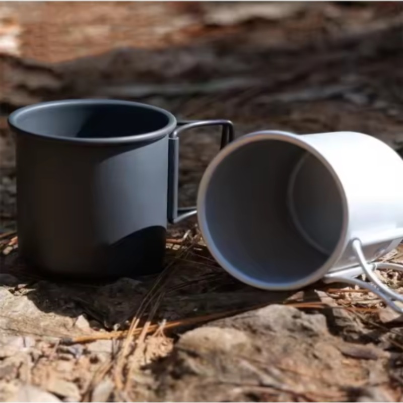 新しい 300 ミリリットル折りたたみ式アルミ合金カップ多用 - Outdoor Y Camping のレビューと価格