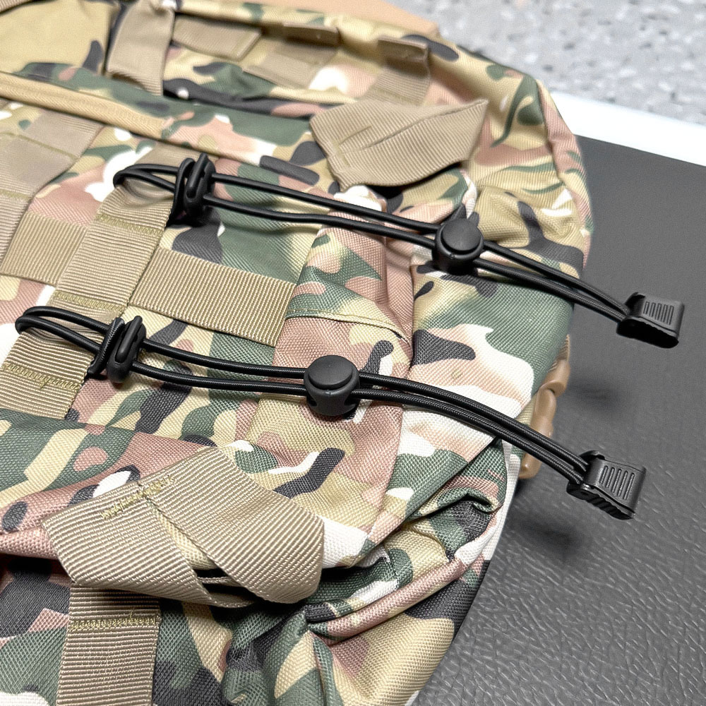 アウトドアバックパック弾性ロープ固定バックルキャンプ用品ハイ - Camping Rope のレビューと価格