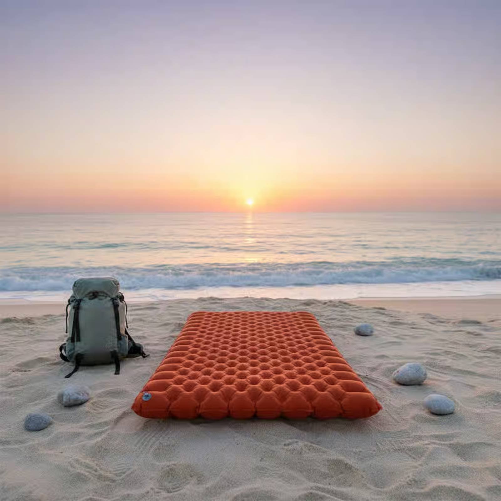 インフレータブルキャンプマットナイロン TPU インフレータ - Outdoor Camping Rugs のレビューと価格