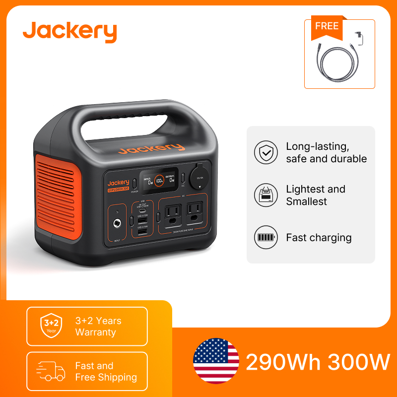 Jackery ポータブル電源 エクスプローラー300New - Camping Rope のレビューと価格