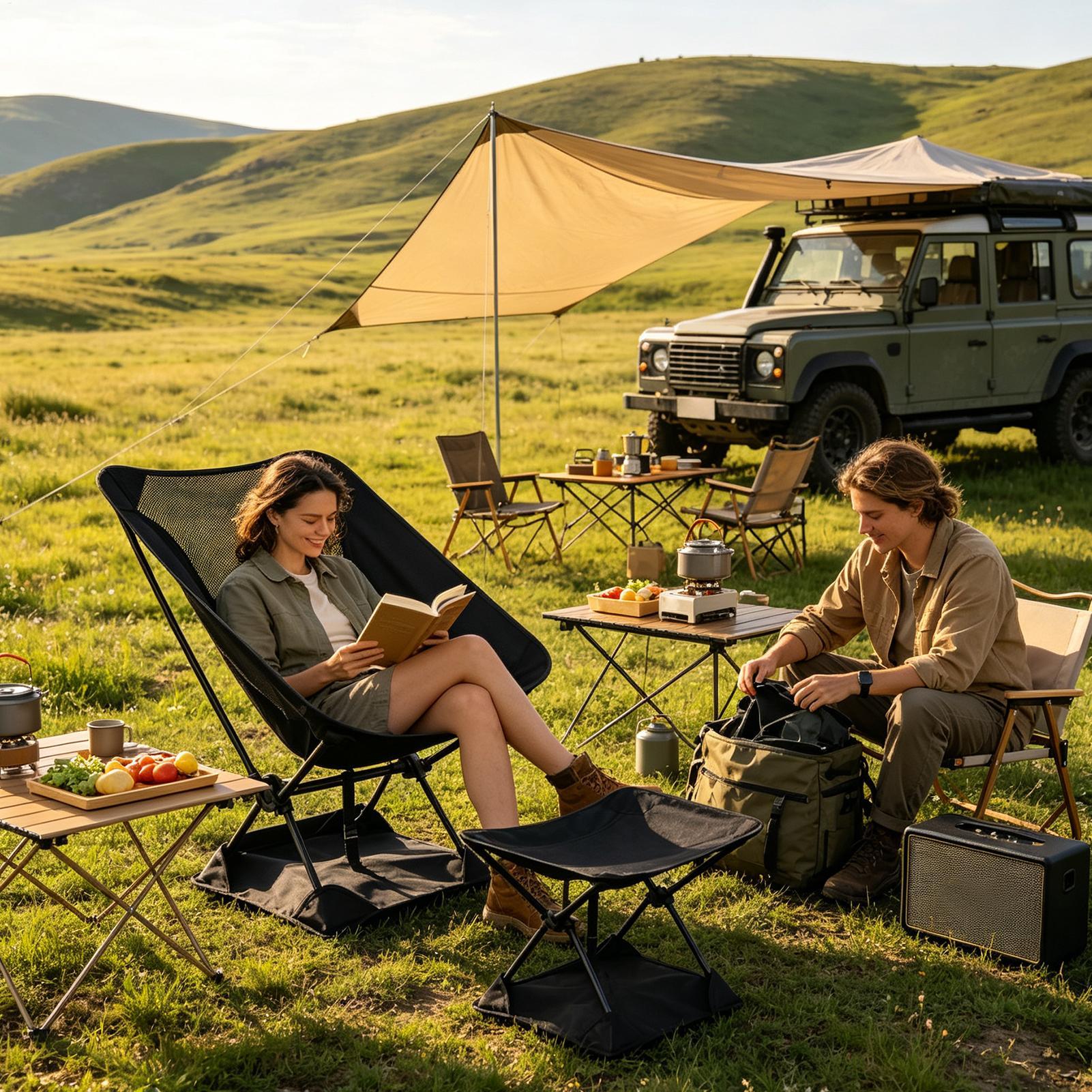 キャンプチェア用グランドシート 簡単セットアップ オックスフ - Outdoor Camping Rugs のレビューと価格