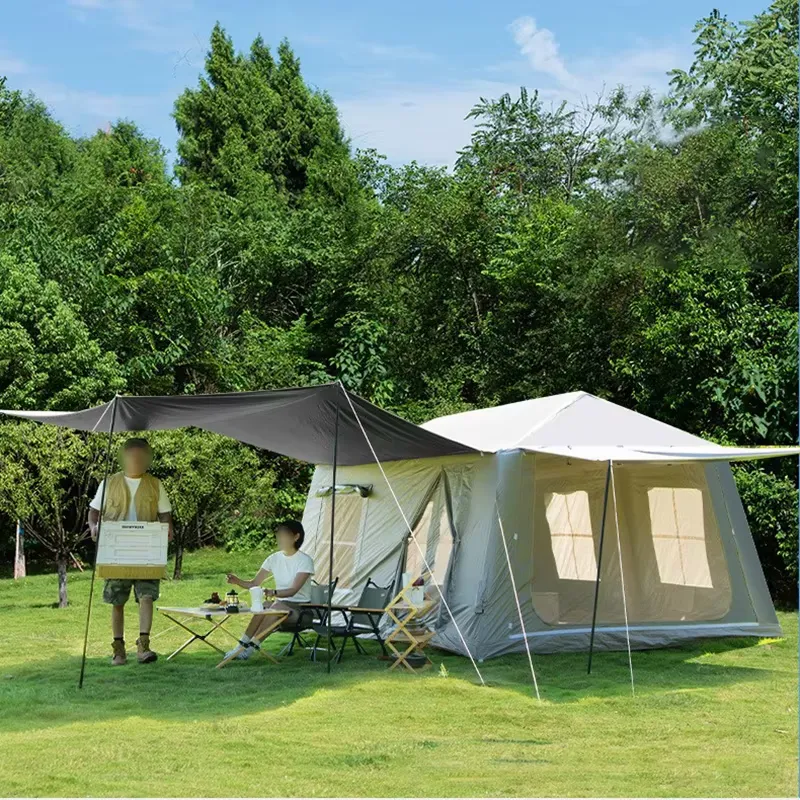 新デザイン断熱大型アウトドアファミリーキャンプテントキャノピ - Outdoor Camping Canopy のレビューと価格