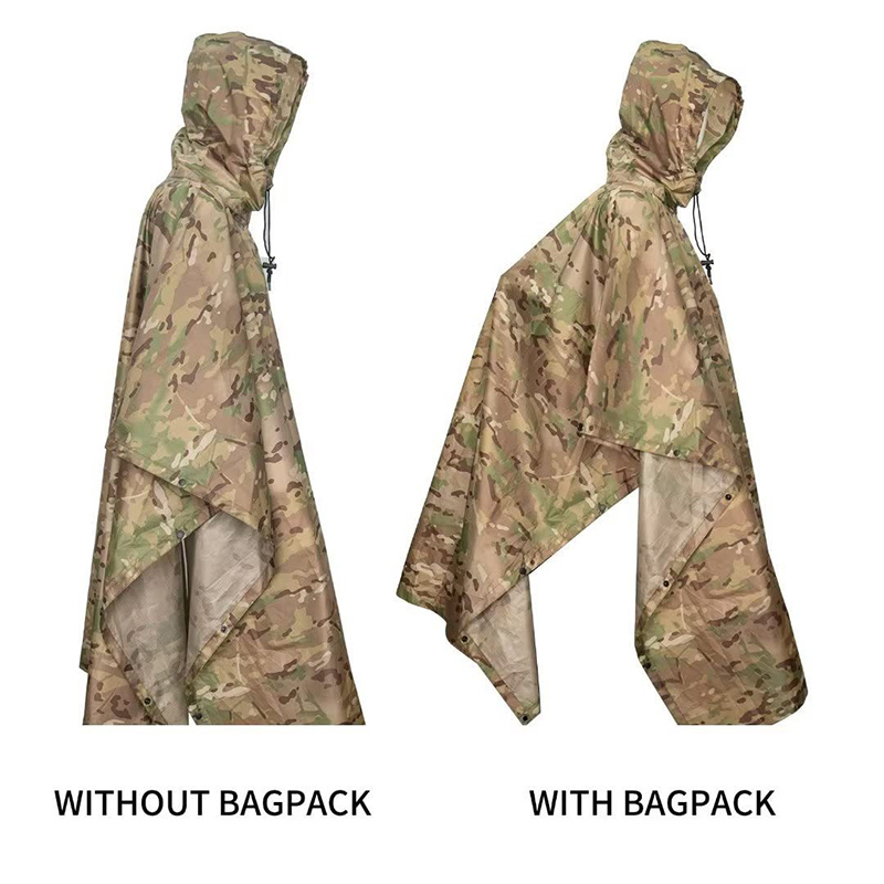 3in1レインコートバックパック、レインカバー、レインコート - Outdoor Camping Mat Waterproof のレビューと価格