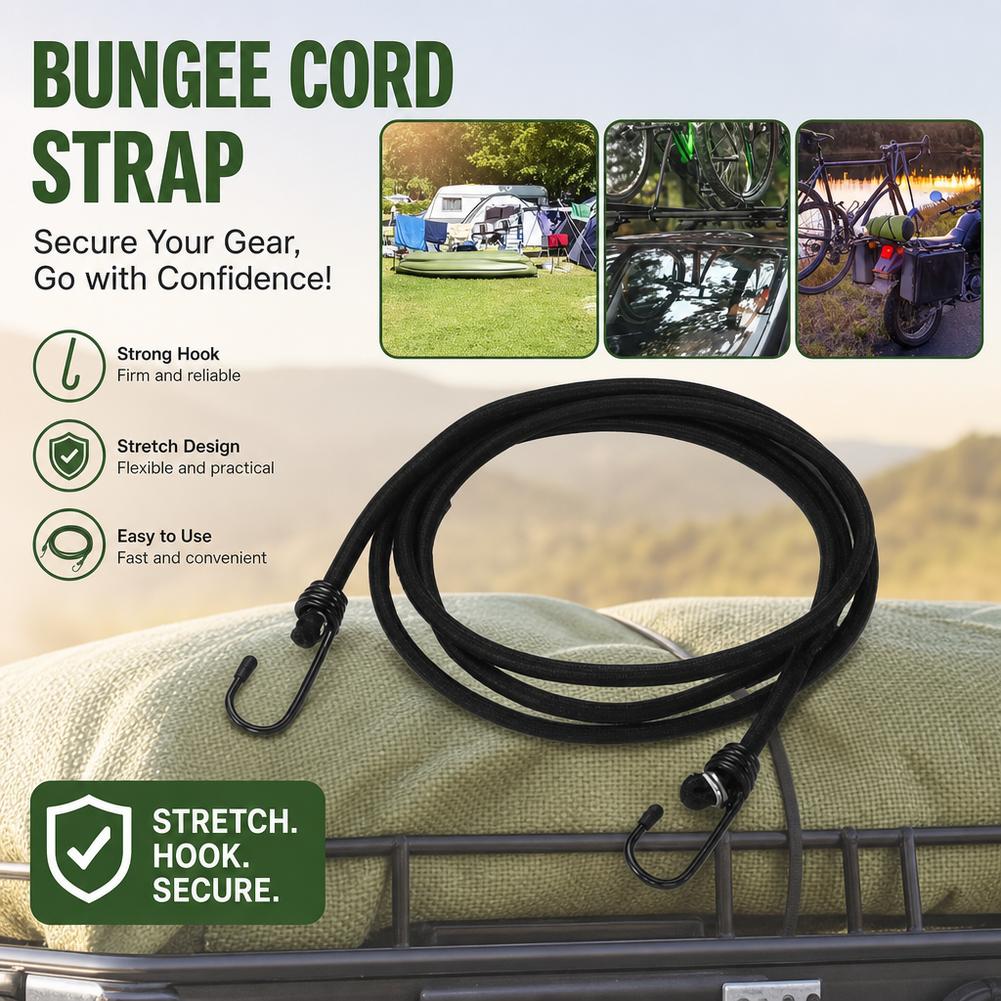 バンジーコード 高弾性タイロープ バイク自転車荷物用ストラッ - Camping Rope のレビューと価格