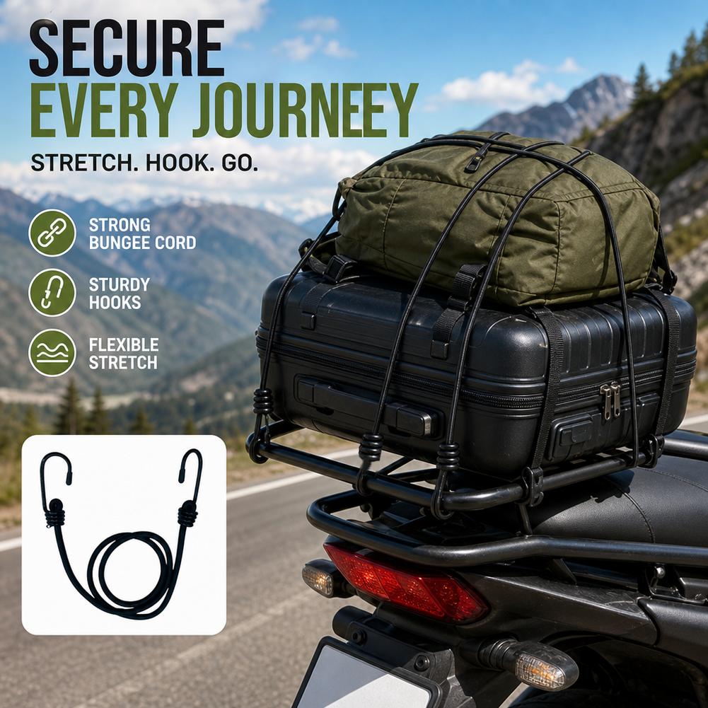 バンジーコード 高弾性タイロープ バイク自転車荷物用ストラッ - Camping Rope のレビューと価格