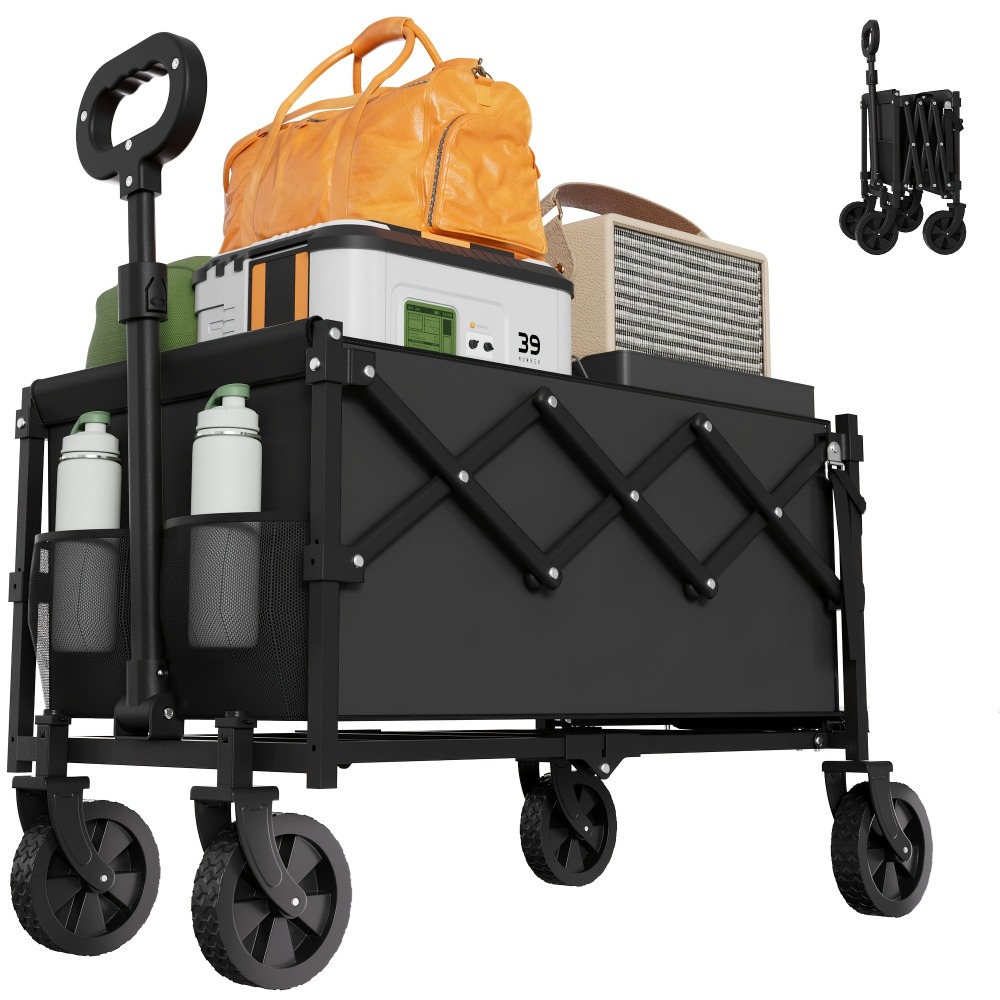 折りたたみ式ガーデンカート 耐荷重360ポンド ポータブルホ - Outdoor Y Camping のレビューと価格
