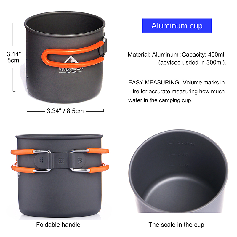 幅のキャンプ用調理器具セット、屋外食器用品用品、バーナースト - Outdoor Y Camping のレビューと価格