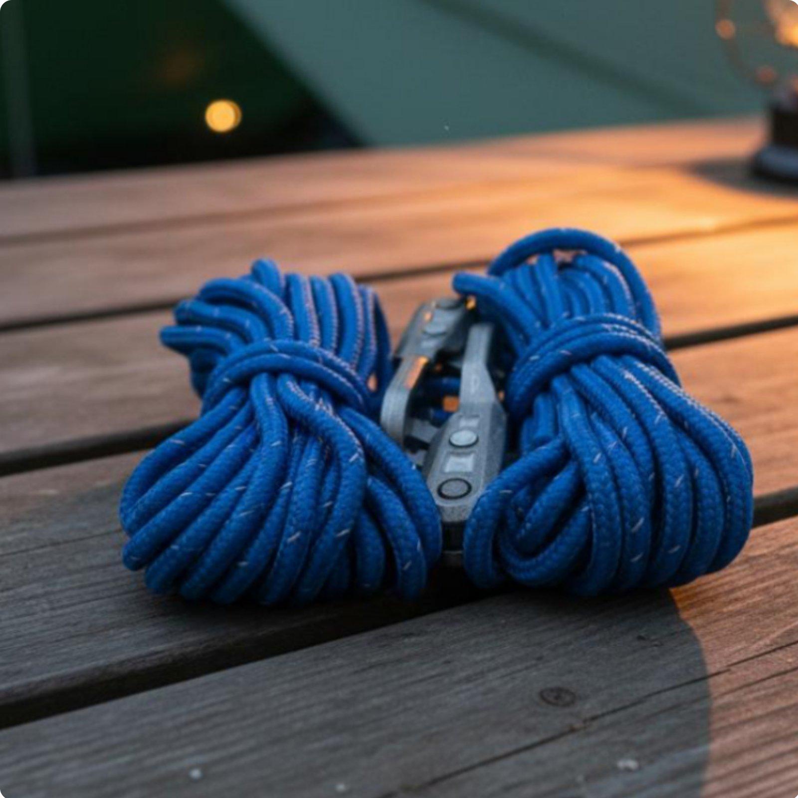 ナイロンロープコードファスナー 調節可能なパラコードテンショ - Camping Rope のレビューと価格