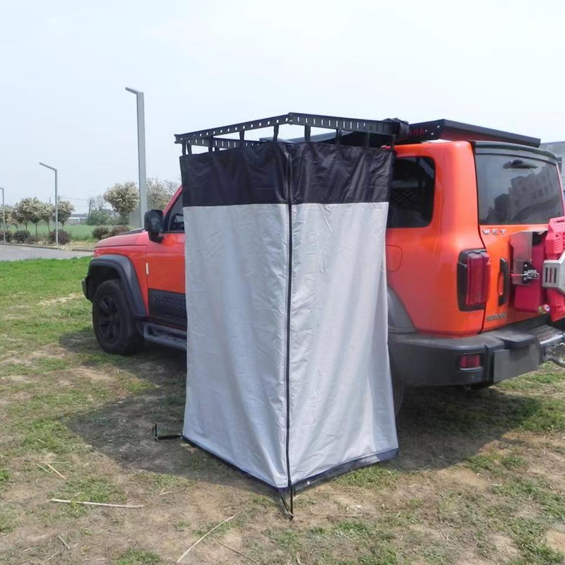 屋外キャンプシャワーテント 車用サイドシャワーテント トイレ - Outdoor Camping Car Tent のレビューと価格