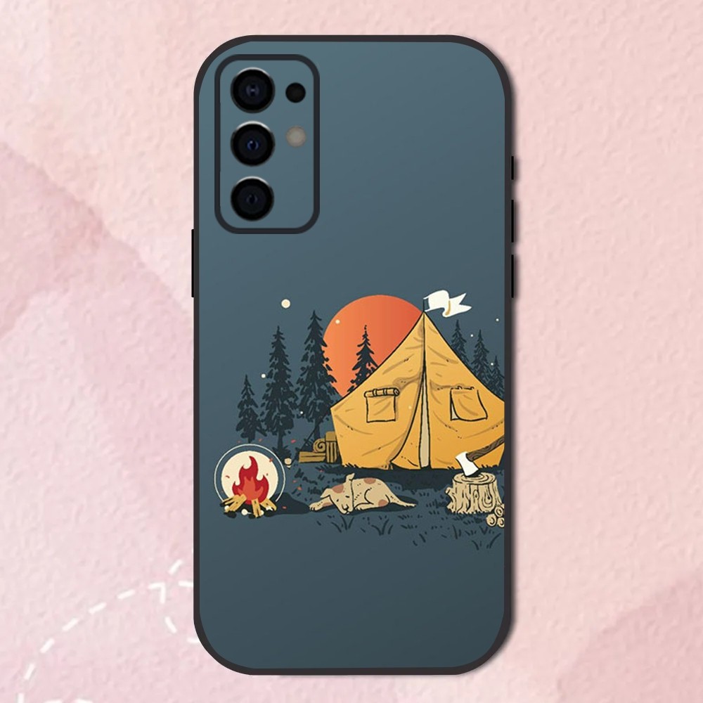サムスン用ソフトシェルフォンケース,ナチュラル,アウトドア, - Outdoor Camping Anime のレビューと価格