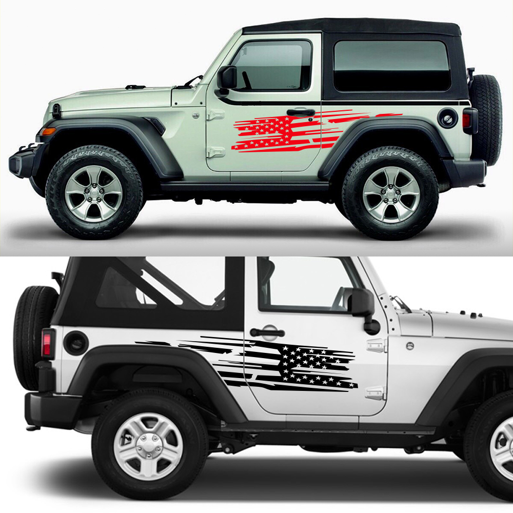 Jk jl tyj無制限の自己粘着性の車のドア用の自己接着剤 - Outdoor Camping Jeep のレビューと価格