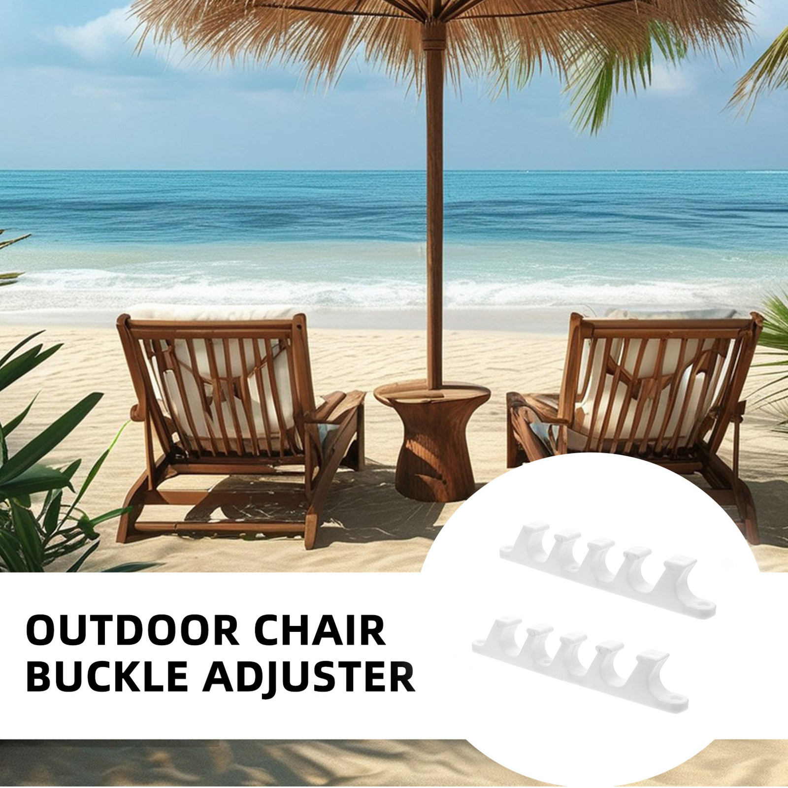 折りたたみ式パティオチェア用調整ブラケット2個。プラスチック - Outdoor Camping Folding Chair のレビューと価格