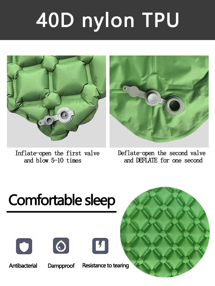 キャンプ用インフレータブルマットレス テント用折りたたみキャ - Outdoor Camping House のレビューと価格